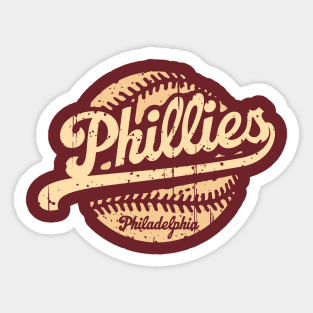 Classic Phillies Vintage Sticker